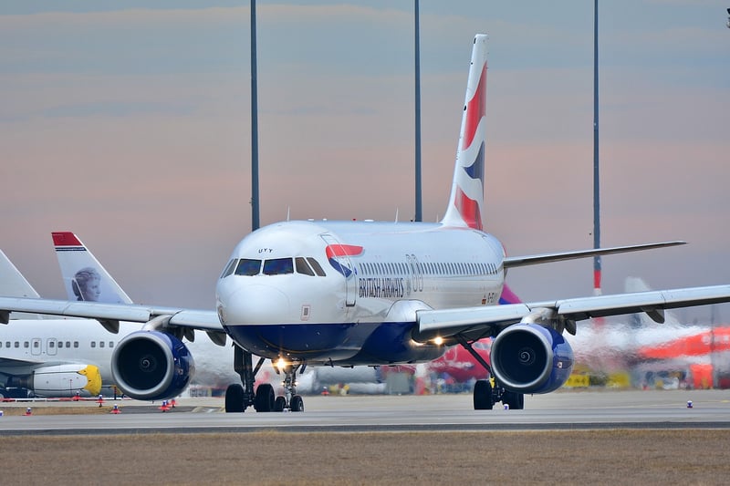 Airplane taking off