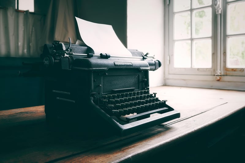 Vintage typewriter